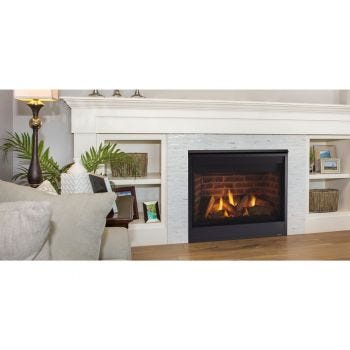 Majestic 36" Quartz Direct Vent Gas Fireplace with Intellifire Ignition System